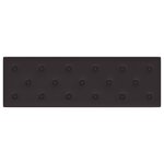 vidaXL Panneaux muraux 12 Pièces Noir 90x30 cm Similicuir 3 24 m²