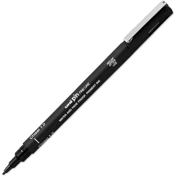 Feutre technique PIN Chisel 1.0  noir UNI-BALL