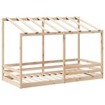 vidaXL Lit pour enfants avec toit 90x200 cm bois massif de pin