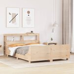 vidaXL Cadre de lit sans matelas 120x200 cm bois de pin massif