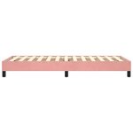 vidaXL Cadre de lit Rose 90x200 cm Velours