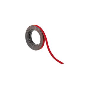 Ruban magnétique 0.5 cm X 2 m  - Rouge (rouleau 2 mètres)