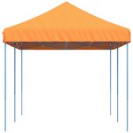 vidaXL Tente de réception pliable escamotable orange 580x292x315 cm