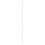 vidaXL Tête de lit métal blanc 120 cm