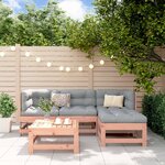 vidaXL Salon de jardin 5 Pièces bois massif douglas