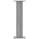 vidaXL Supports pour plantes 2 Pièces sonoma gris bois d'ingénierie