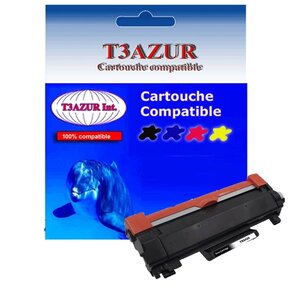 Brother TN2420 Noir, Lot de 2 cartouches toners lasers compatibles Brother  TN-2420.
