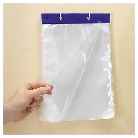 Sachet plastique liassé transparent raja 28 microns 55x100 cm (lot de 500)