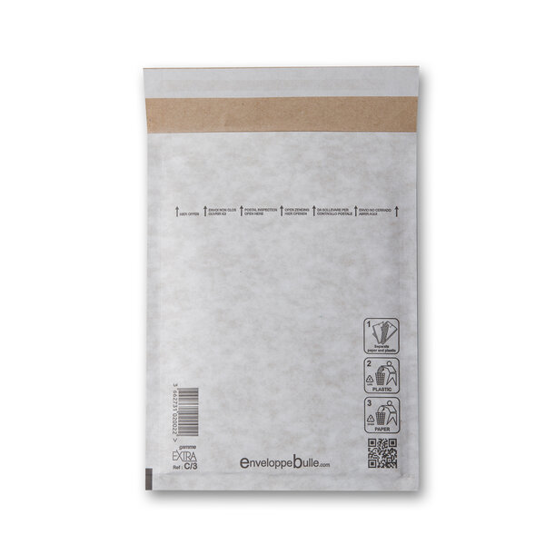 Lot de 10 enveloppes à bulles extra c/3 format 150x215 mm