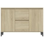 vidaXL Buffet chêne sonoma 104x35x70 cm bois d'ingénierie