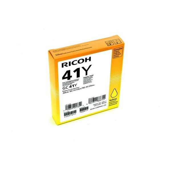 Ricoh cartouche d'encre gel jaune  gc41y