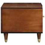 vidaXL Table basse 80x50x40 cm en bois de mangue massif