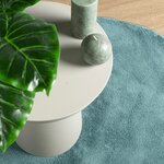 vidaXL Tapis OVIEDO à poils courts vert Ø 120 cm