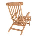 Chaise longue en teck ARRECIFE