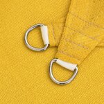 vidaXL Voile d'ombrage 160 g/m² Jaune 2 5x4 5 m PEHD