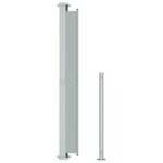 vidaXL Auvent latéral rétractable de patio 200x300 cm Gris