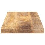 vidaXL Dessus de table 70x20x3 8 cm rectangulaire bois massif manguier