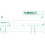 Manifold FACTURE 105 x 135 mm 50 Feuillets dupli EXACOMPTA