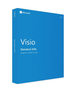 Microsoft Visio 2016 Standard - Clé licence à télécharger