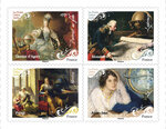 Carnet de 12 timbres - Autour du monde - Lettre verte