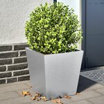 vidaXL Jardinières 2 Pièces 40x40x40 cm acier galvanisé