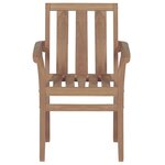 vidaXL Chaises de jardin 2 Pièces avec coussins taupe Bois de teck massif