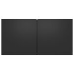 vidaXL Meubles TV suspendus 3 Pièces Noir 60x30x30 cm