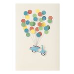 Carte de voeux scooter enchanté - draeger paris