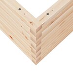 vidaXL Jardinière 50x50x45 5 cm bois de pin massif