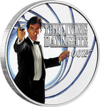 Pièce de monnaie en Argent 50 Cents g 15.57 (1/2 oz) Millésime 2022 James Bond 007 LIVING DAYLIGHTS