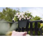 Planteur - Vibia Campana Flower Bridge 40 - Anthracite - Balcon extérieur - 7 5 L