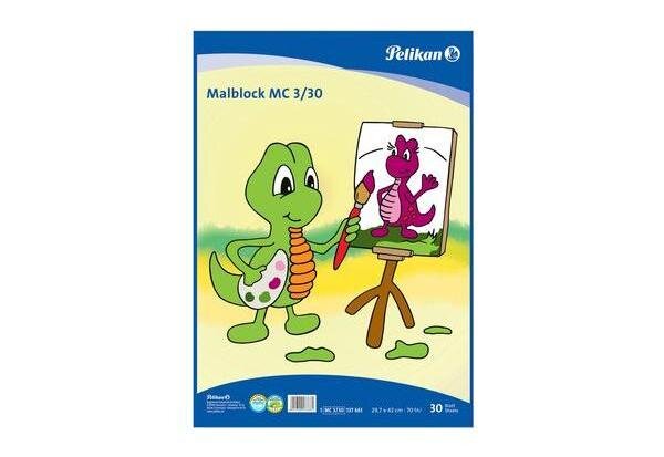 Bloc à dessin MC 4/100, DIN A4, 70 g/m2,100 feuilles PELIKAN