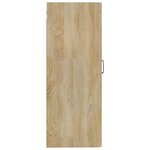 vidaXL Armoire suspendue Chêne sonoma 35x34x90 cm Bois d'ingénierie