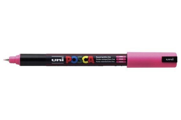 Marqueur pointe calibrée extra-fine POSCA PC1MR 0 7mm Rose x 12 POSCA