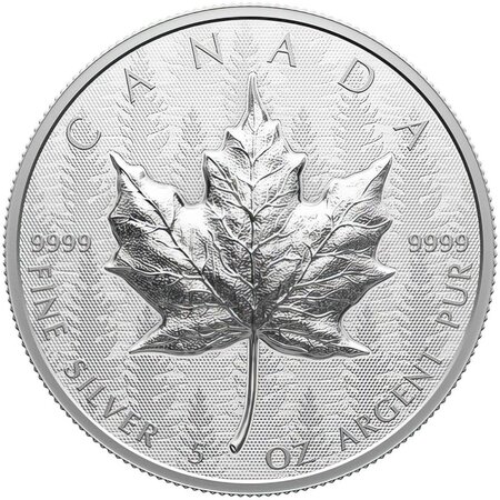 Pièce de monnaie en Argent 50 Dollars g 157.6 Millésime 2024 MAPLE LEAF