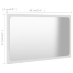 vidaXL Ensemble de meubles salle de bain 2 Pièces blanc bois d'ingénierie