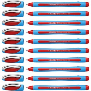 Stylo à bille Slider Memo Pointe Extra Large rouge x 10 SCHNEIDER