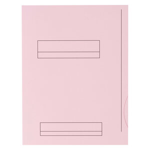 Chemises dossier 2 rabats oxford 24 x 32 cm rose pastel - paquet de 50