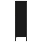vidaXL Bibliothèque noir 50x31x106 cm bois d'ingénierie