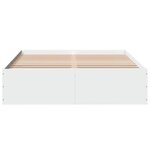 vidaXL Cadre de lit sans matelas blanc 140x200 cm