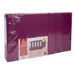 Lot De 5 Classeurs À Levier Intérieur Et Extérieur En Polypropylène - Dos De 80mm - Mécanique Prem'touch - Format À Classer A4 - Fuchsia - X 2 - Exacompta