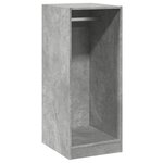 vidaXL Garde-robe gris béton 48x41x102 cm bois d'ingénierie