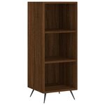 vidaXL Armoire à étagères chêne marron 34 5x32 5x90 cm bois ingénierie