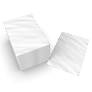 Lot de 1000 sachet cellophane à haut ouvert sans rabat 172x116 m