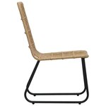 vidaXL Ensemble à manger d'extérieur 5 Pièces résine tressée et verre