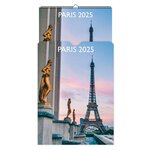 Calendrier Mural déco 29x39  cm - 2025 - Paris 2025 - Draeger