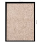 vidaXL Paillasson Beige 40x60 cm