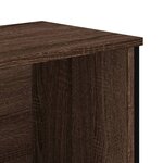 vidaXL Bibliothèque chêne marron 80x31x137 5 cm bois d'ingénierie