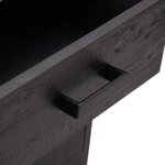 vidaXL Tables de chevet 2 Pièces Noir 36x30x45 cm Bois de pin massif