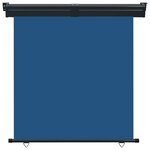 vidaXL Auvent latéral de balcon 165x250 cm Bleu
